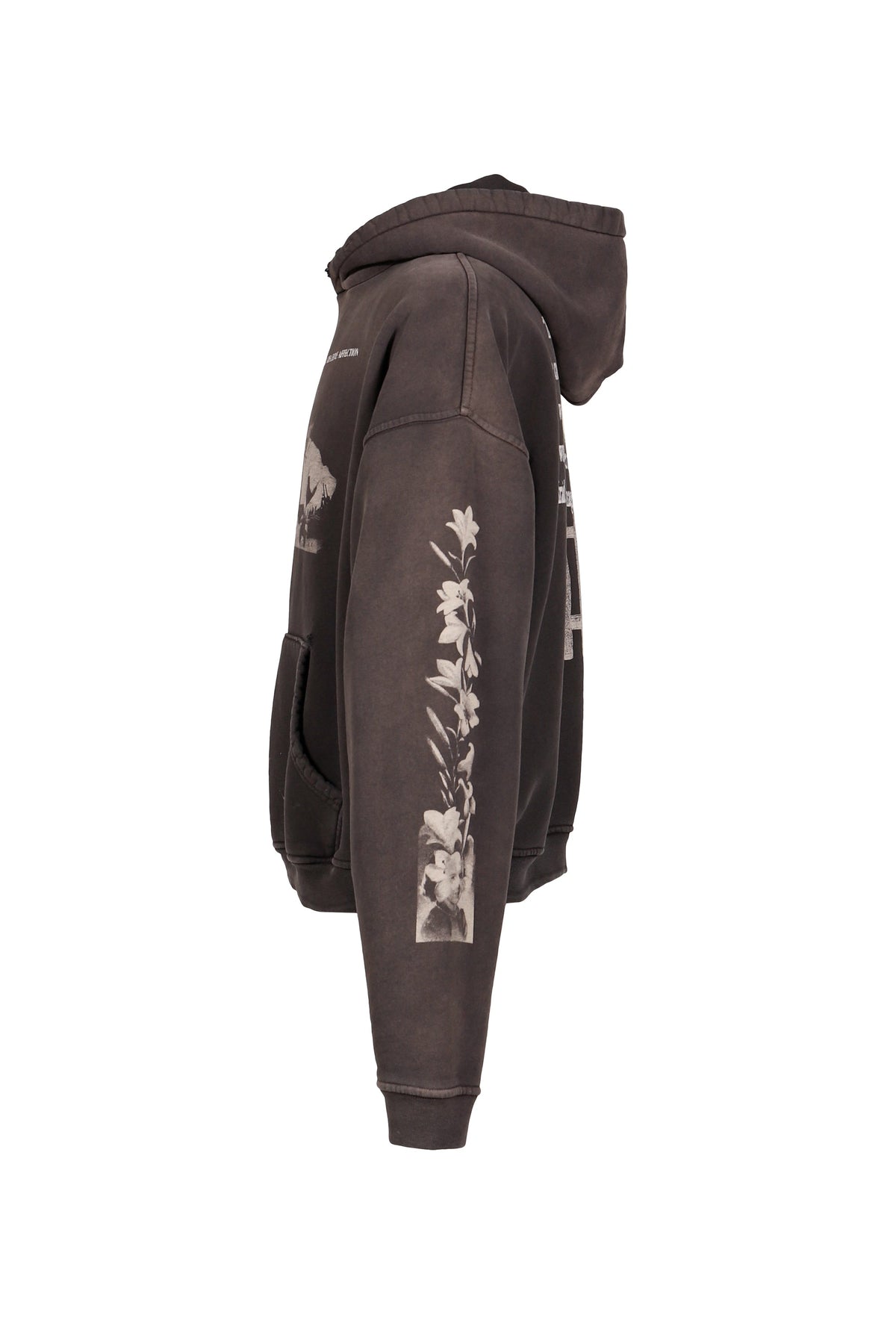 ENFANTS RICHES DEPRIMES アンファン リッシュ デプリメ【本物保証】 パーカー、ストリートスタイル、メンズ  HEAD AGAINST THE BARS HOODIE / WASHED BLK