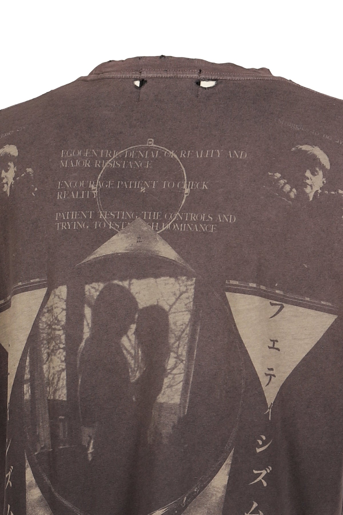 ENFANTS RICHES DEPRIMES  アンファン リッシュ デプリメ【本物保証】 Tシャツ、ストリートスタイル、メンズ  JEREMY T-SHIRT / WASHED BRW