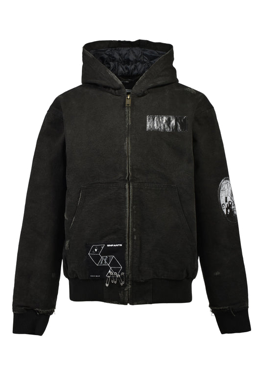 ENFANTS RICHES DEPRIMES アンファン リッシュ デプリメ【本物保証】 パーカー、ストリートスタイル、メンズ  WAR STARTED HOODED WORK JACKET