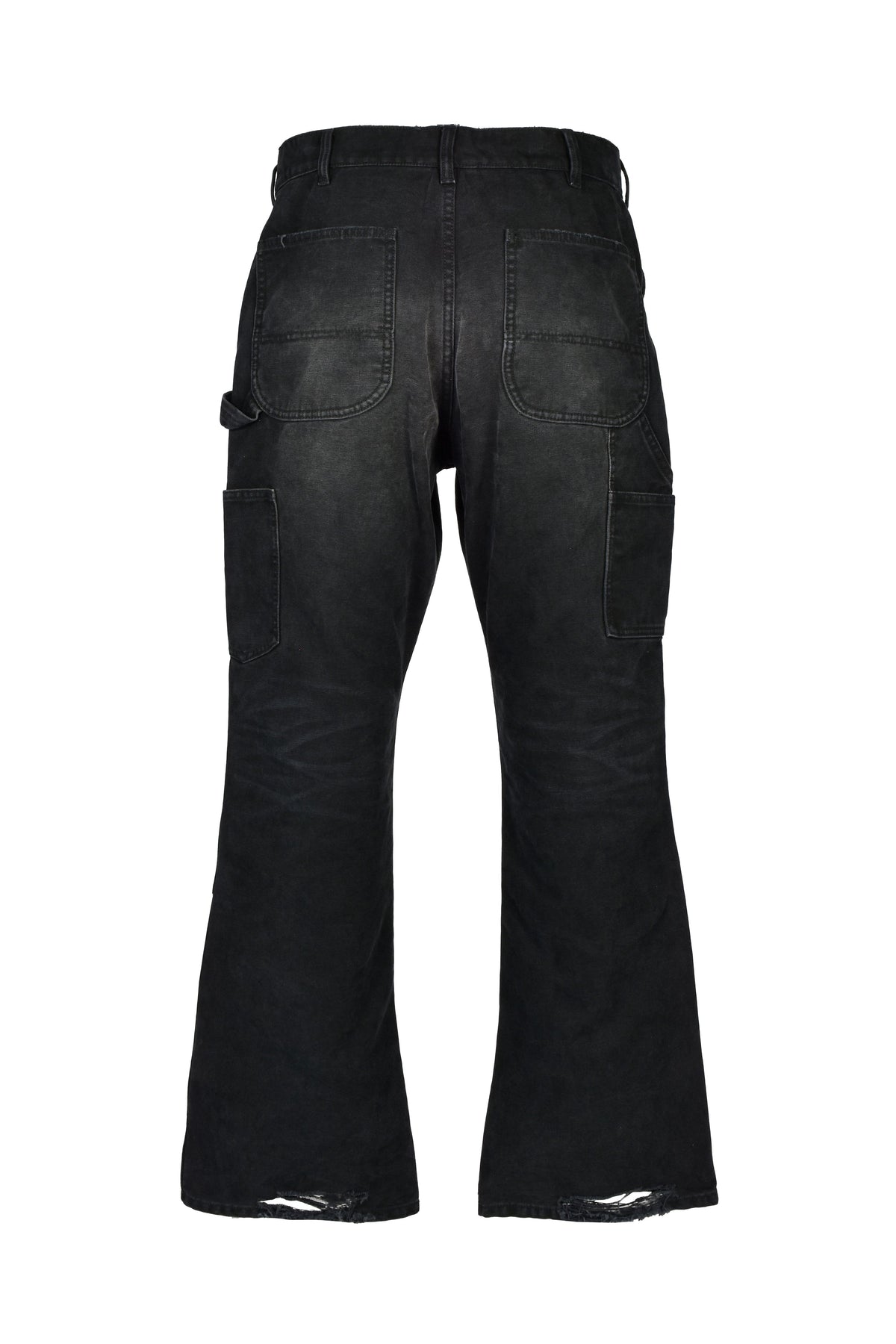 FILTH フィルス 【本物保証】 パンツ ストリート系 メンズ DIRTY DOUBLE KNEE FLARE / FADED BLK