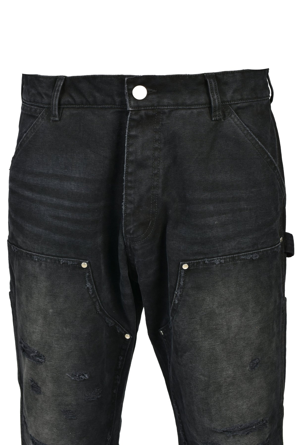 FILTH フィルス 【本物保証】 パンツ ストリート系 メンズ DIRTY DOUBLE KNEE FLARE / FADED BLK