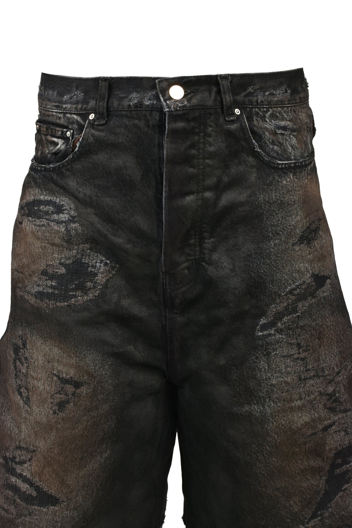 FILTH 汚物【本物保証】 ジャケット、ストリートスタイル、メンズ LAYERED BORO JEAN / BLK BRW
