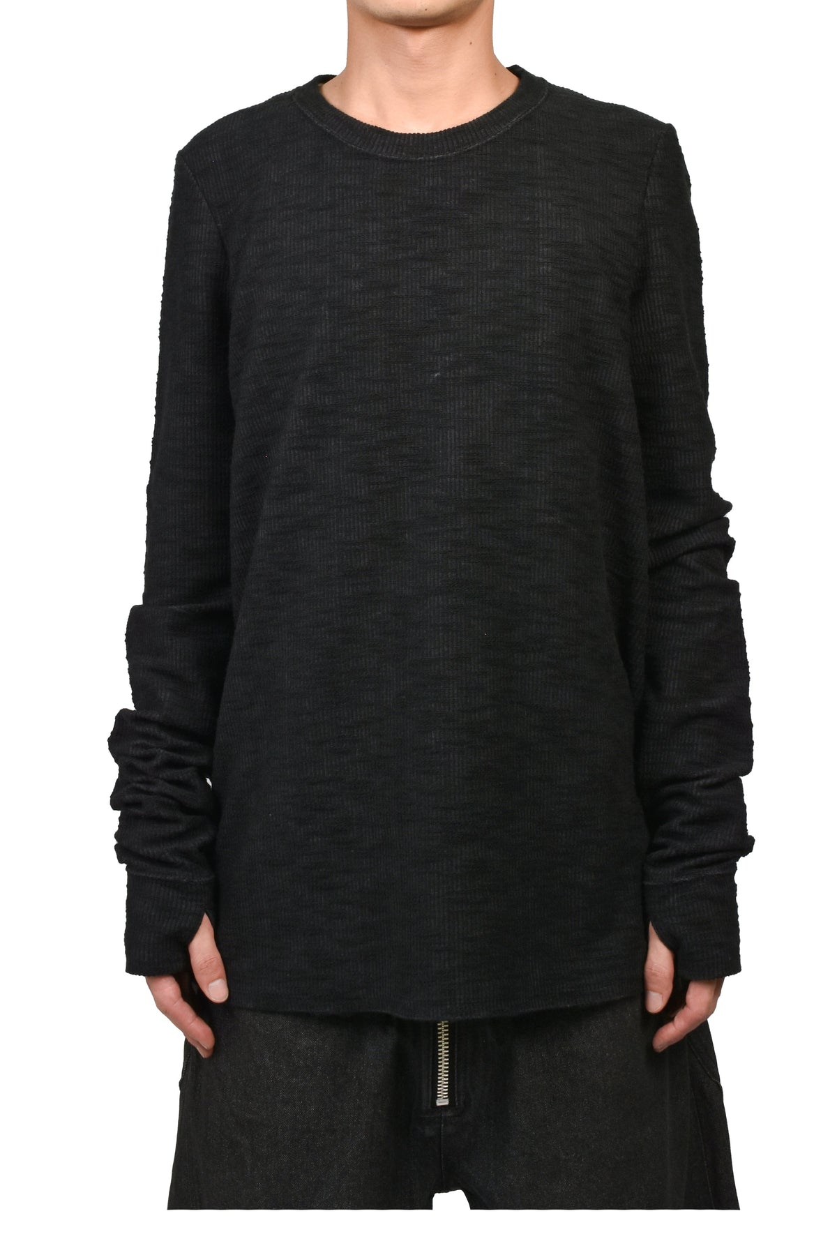 FILTH  フィルス【本物保証】 Tシャツ ストリート系 メンズ SLAB RIB L/S T / BLK