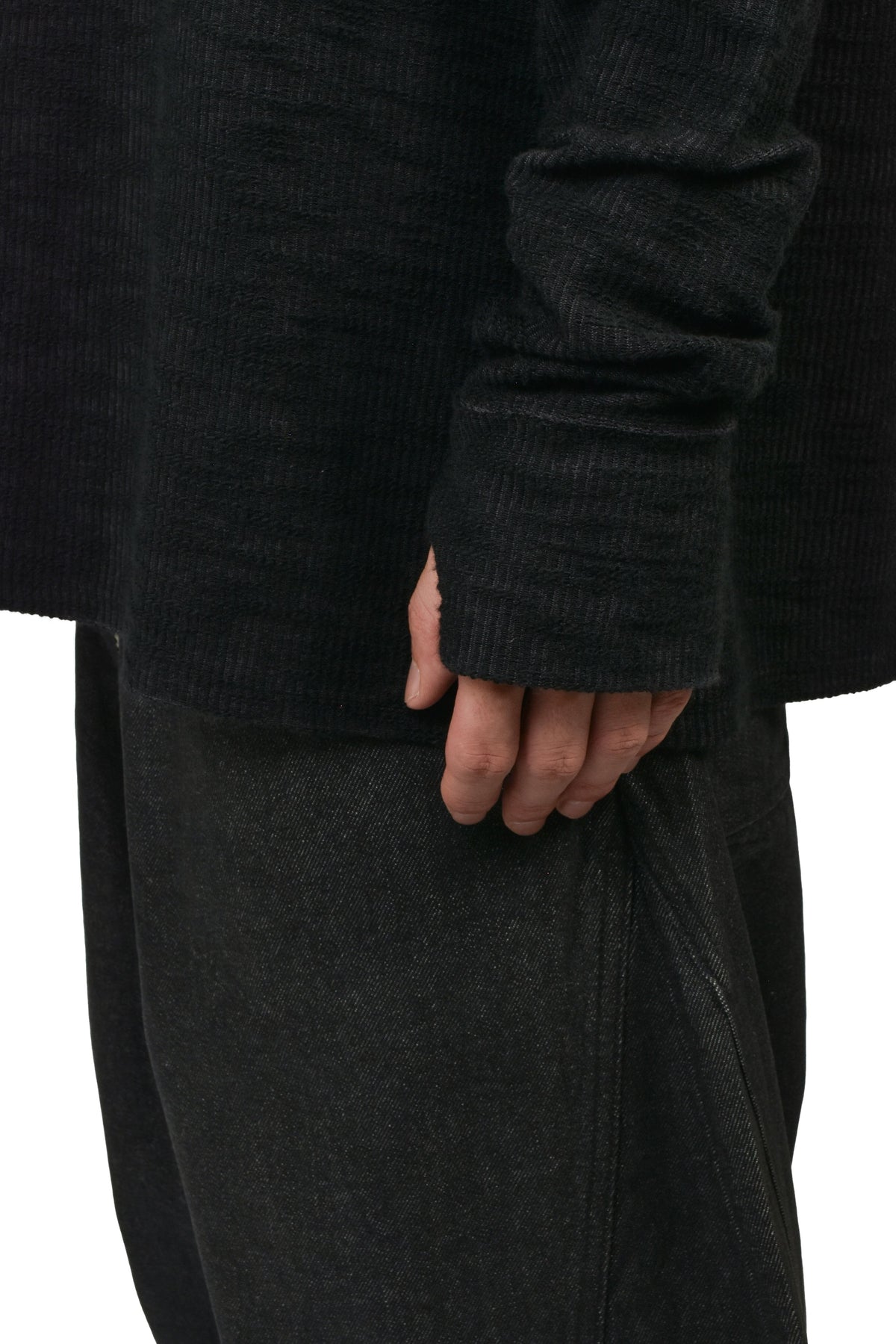 FILTH  フィルス【本物保証】 Tシャツ ストリート系 メンズ SLAB RIB L/S T / BLK