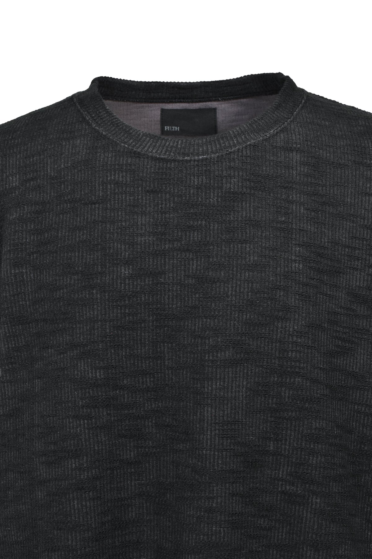 FILTH  フィルス【本物保証】 Tシャツ ストリート系 メンズ SLAB RIB L/S T / BLK