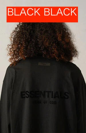 Essentials エッセンシャルズ【本物保証】LS ロゴTシャツ ストリート メンズ ロンT 長袖 Fear Of God フィアオブゴッド Long Sleeve T-Shirt  ロンティ ヴィンテージ ビンテージ ブランドロゴ NBA バスケ アディダス ナイキ NIKE MLB メジャーリーグ 野球 ニューエラ コラボ