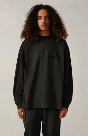 Essentials エッセンシャルズ【本物保証】LS ロゴTシャツ ストリート メンズ ロンT 長袖 Fear Of God フィアオブゴッド Long Sleeve T-Shirt  ロンティ ヴィンテージ ビンテージ ブランドロゴ NBA バスケ アディダス ナイキ NIKE MLB メジャーリーグ 野球 ニューエラ コラボ