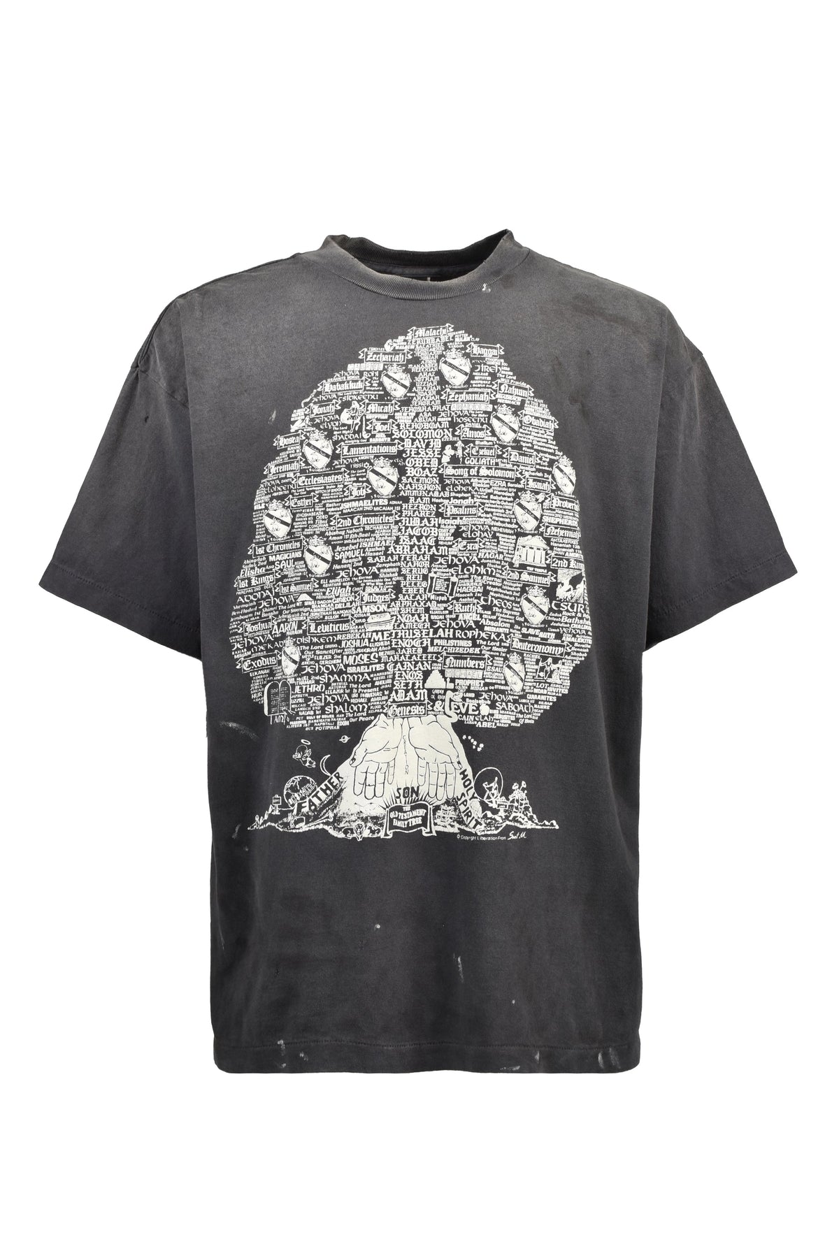 Saint Michael セントマイケル  【本物保証】Tシャツ、ストリートスタイル、メンズ SS T-SHIRT/TREE