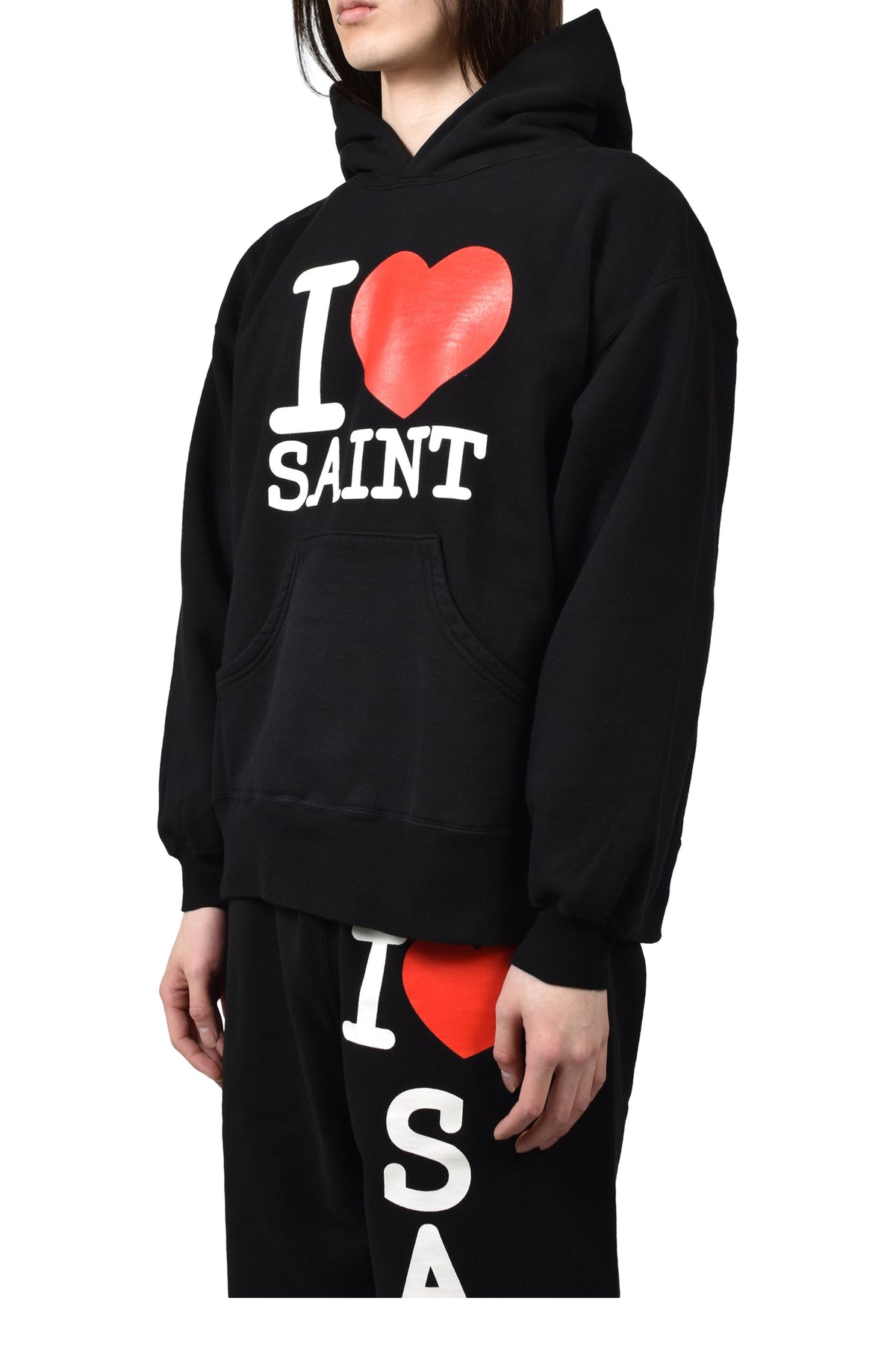 Saint Michael セントマイケル  【本物保証】パーカー、ストリートスタイル、メンズ HOODIE/I LOVE SAINT
