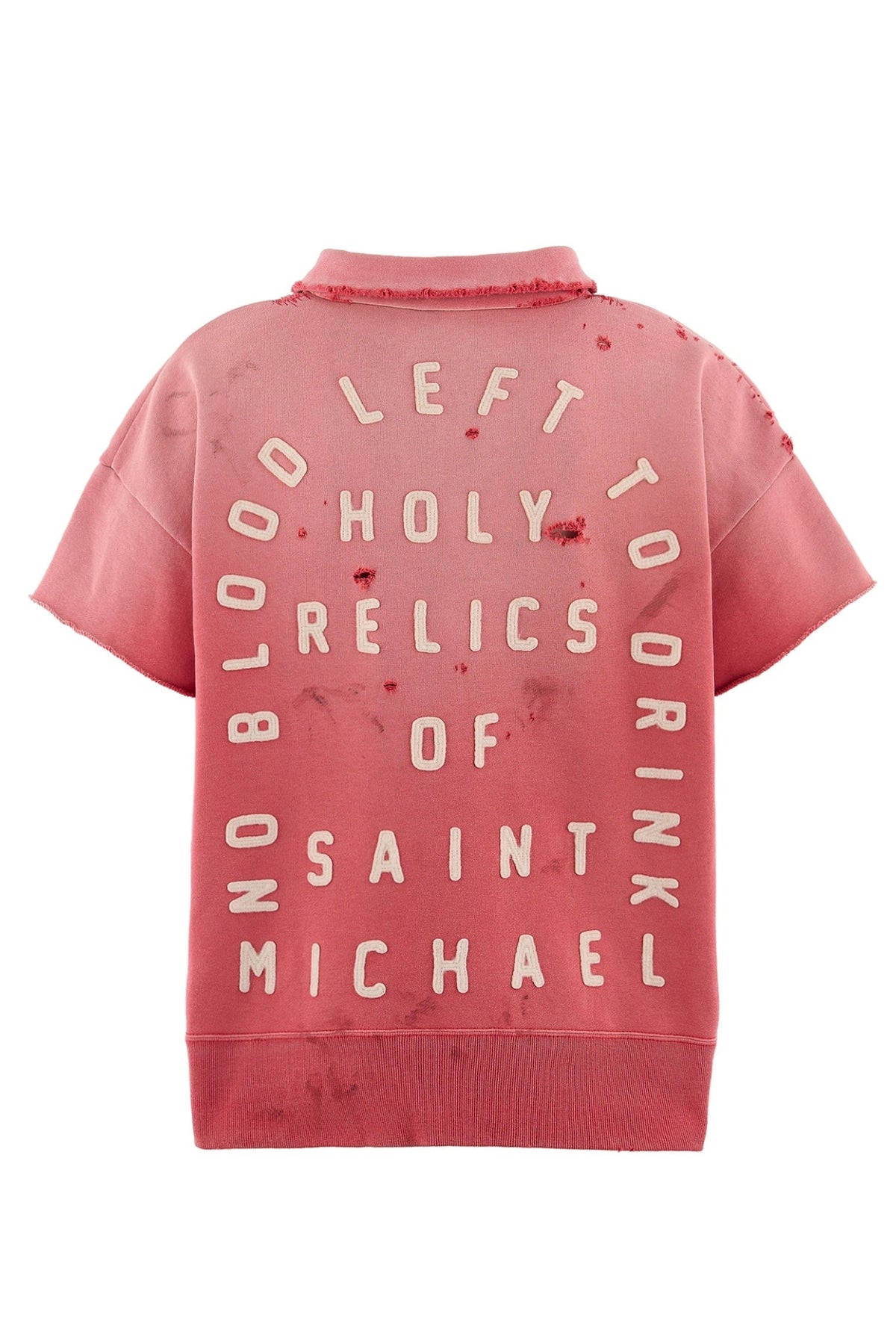 Saint Michael セントマイケル  【本物保証】トレーナー、ストリートスタイル、メンズ SS HALF ZIP SWEAT/SAINT