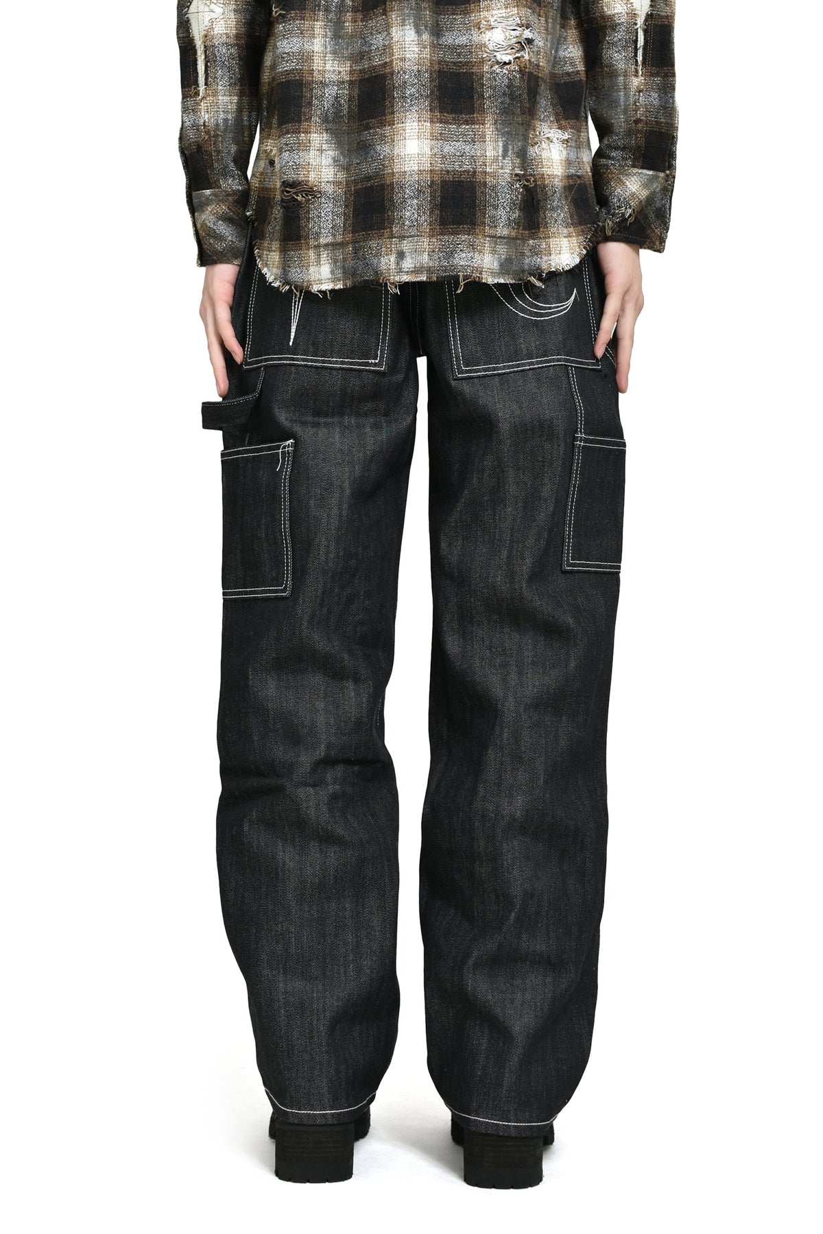 Thug Club サグクラブ 【本物保証】 パンツ、ストリートスタイル、メンズ ANGELS STUDDED WORK PANTS