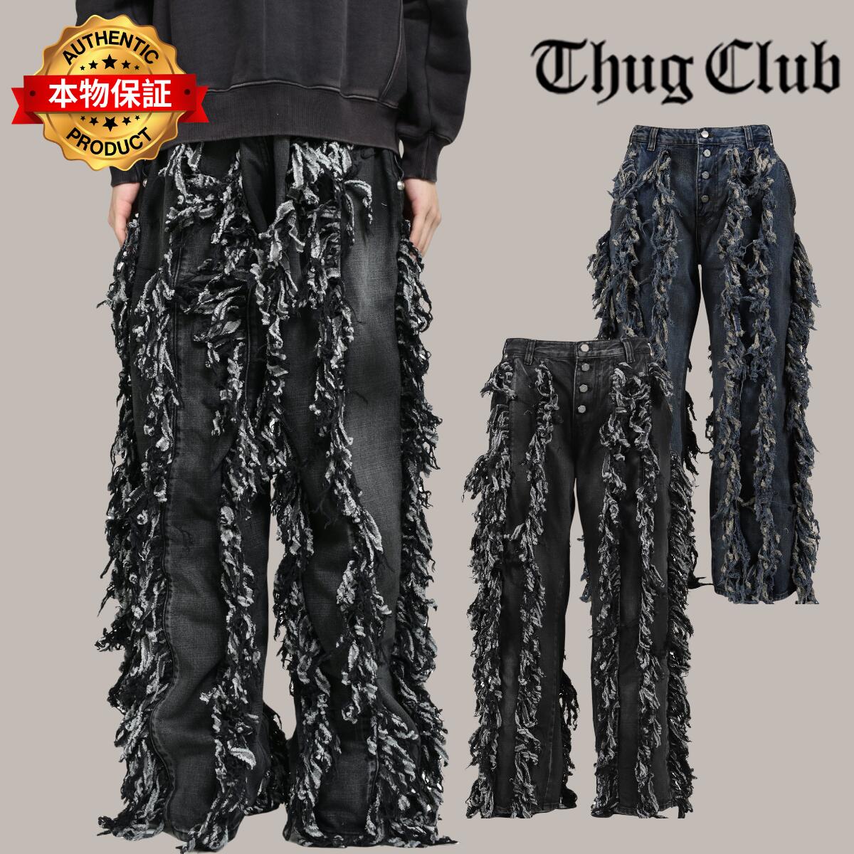 Thug Club サグクラブ 【本物保証】 デニムジーンズ、ストリートスタイル、メンズ ANGELS DENIM PANTS