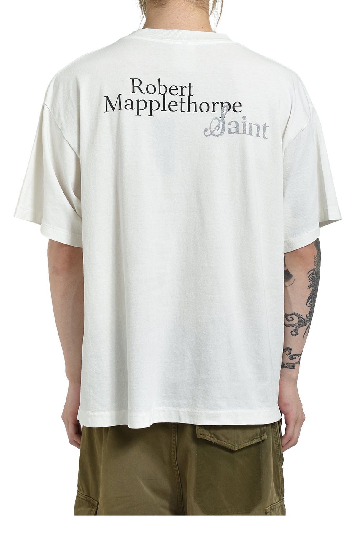 Saint Michael セントマイケル  【本物保証】Tシャツ、ストリートスタイル、メンズ MT_SS TEE/PORTRAIT