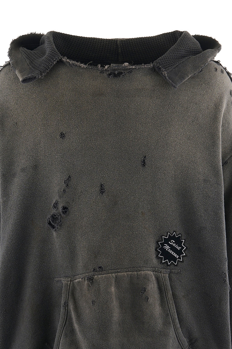 Saint Michael セントマイケル  【本物保証】パーカー、ストリートスタイル、メンズ HOODIE/DBL FACE