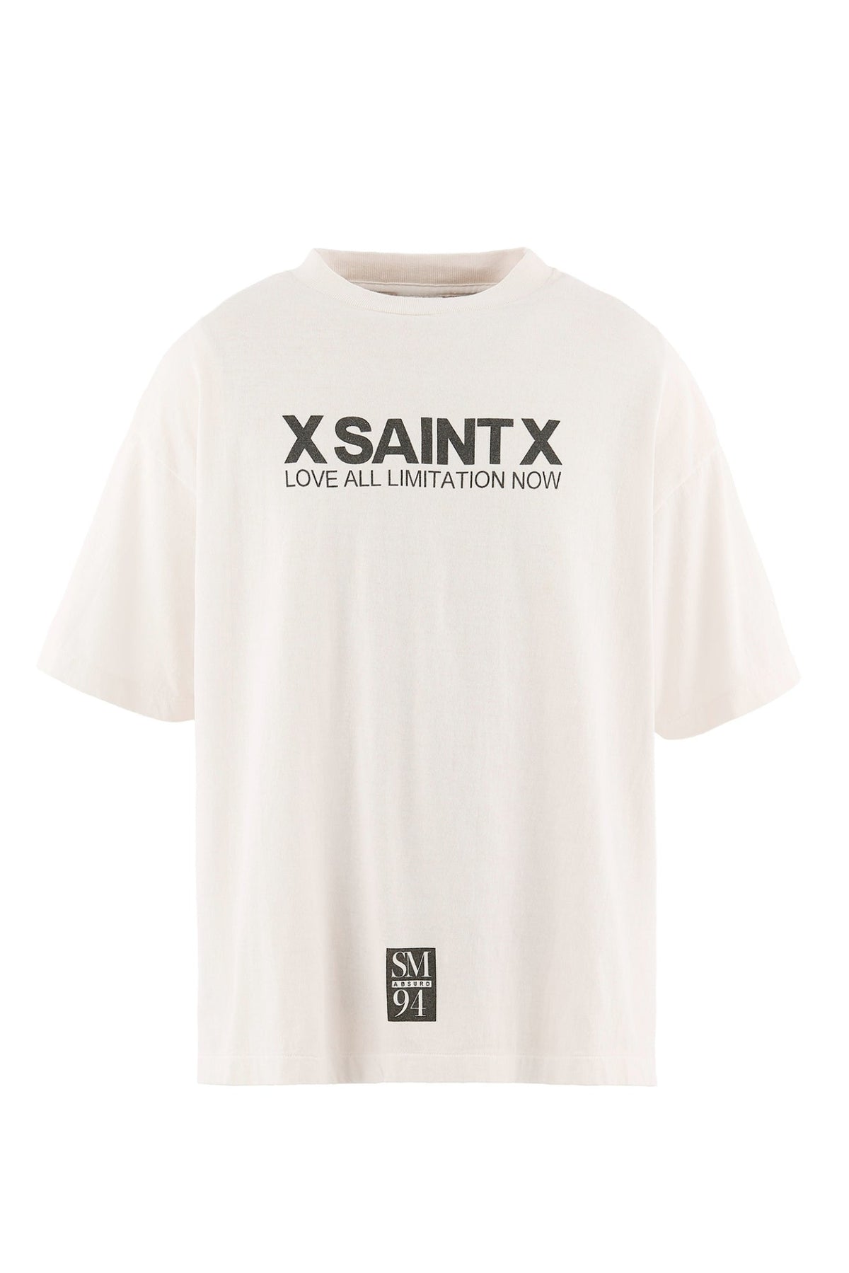 Saint Michael セントマイケル  【本物保証】Tシャツ、ストリートスタイル、メンズ SS T-SHIRT/X SAINT X