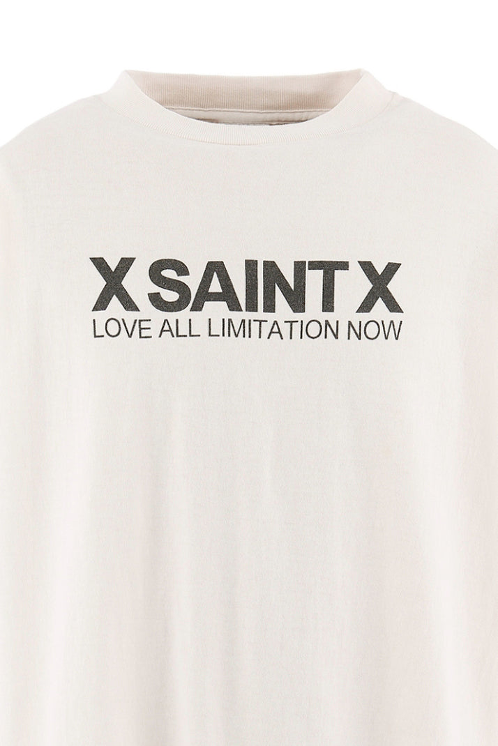 Saint Michael セントマイケル  【本物保証】Tシャツ、ストリートスタイル、メンズ SS T-SHIRT/X SAINT X