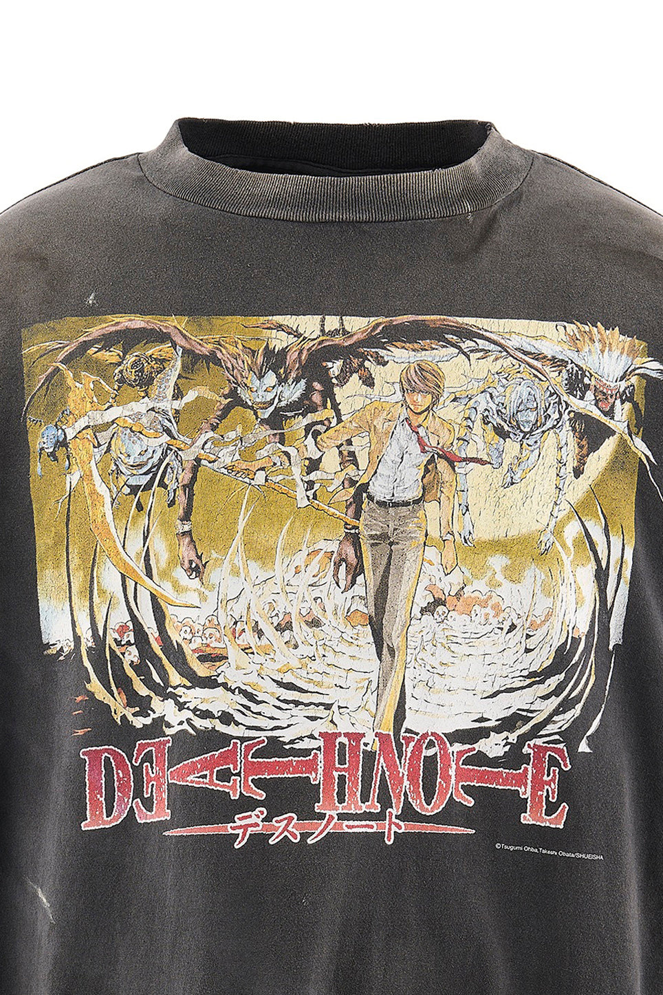 Saint Michael セントマイケル  【本物保証】Tシャツ、ストリートスタイル、メンズ DN_SS T-SHIRT/DETH NOTE
