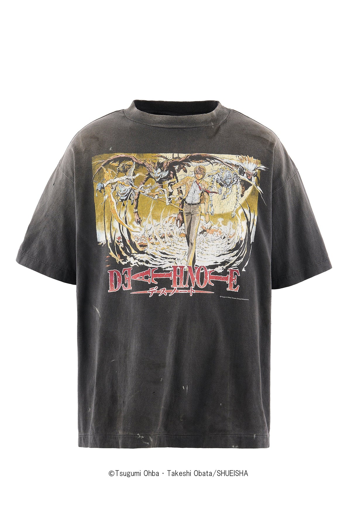 Saint Michael セントマイケル  【本物保証】Tシャツ、ストリートスタイル、メンズ DN_SS T-SHIRT/DETH NOTE