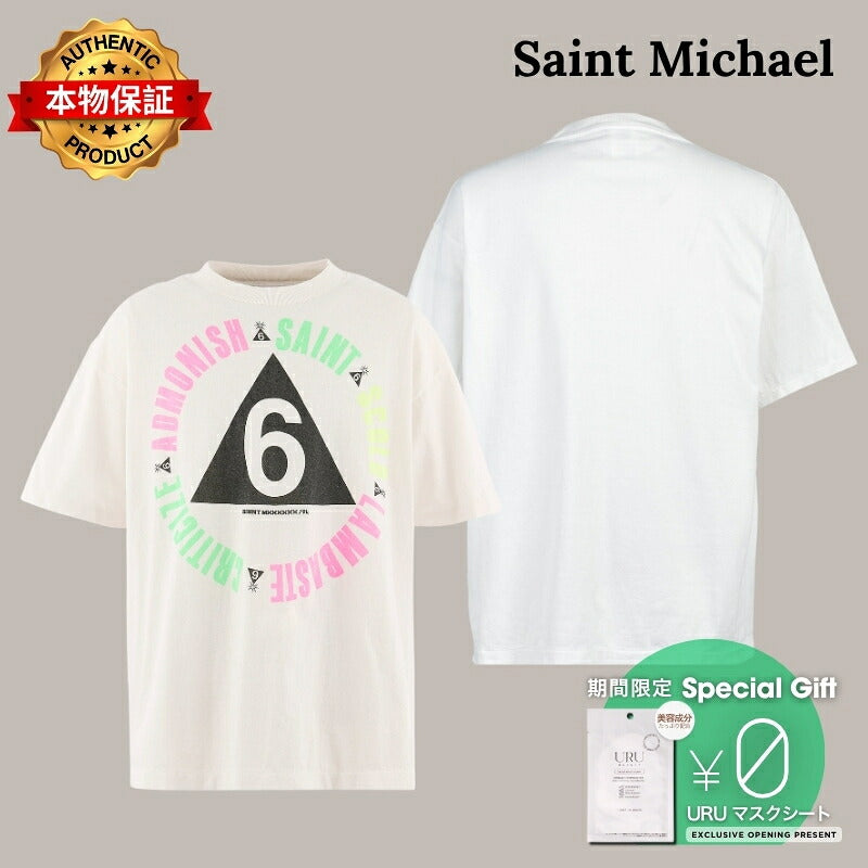 Saint Michael セントマイケル  【本物保証】Tシャツ、ストリートスタイル、メンズ SS T-SHIRT/6