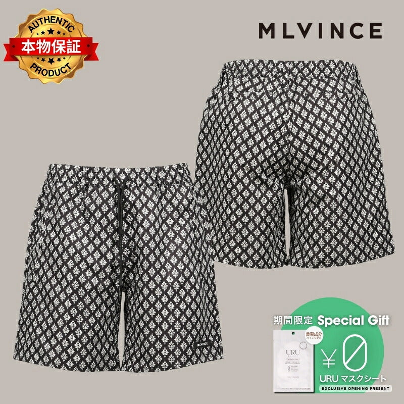 MLVINCE メルヴィンス 【本物保証】ショーツ、ストリートスタイル、メンズ  MONOGRAM SHORTS =