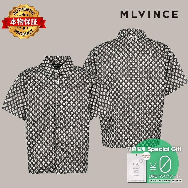 MLVINCE メルヴィンス 【本物保証】シャツ、ストリートスタイル、メンズ  MONOGRAM SS SHIRTS