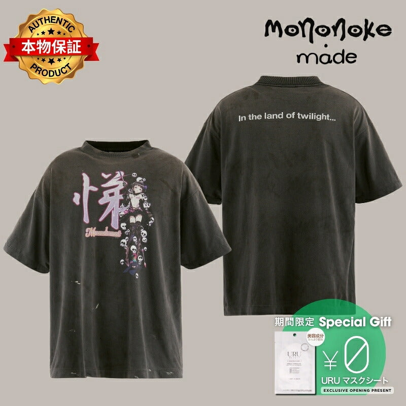 mononoke・made モノノケ・メイド   【本物保証】 Tシャツ、ストリートスタイル、メンズ    SS T-SHIRT/悌 / BLK