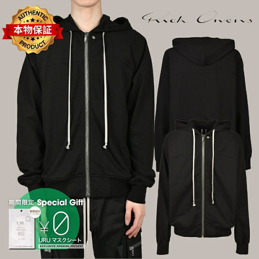 Rick Owens リックオウエンス 【本物保証】 パーカー、ストリートスタイル、メンズ   WINDBREAKER / BLK