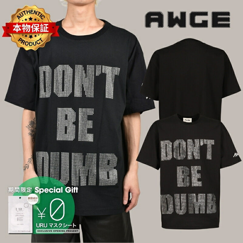AWGE オーグ 【本物保証】 Tシャツ、ストリートスタイル、メンズ   DBD BLINGED OUT / BLK