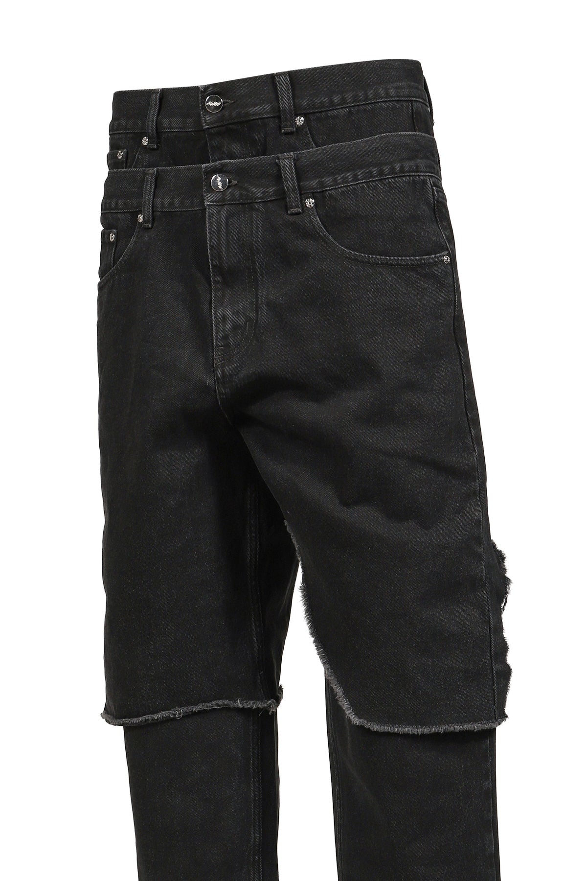 AWGE オーグ 【本物保証】 ジーンズ、ストリートスタイル、メンズ  DOUBLE LAYER DENIM / WASHED BLU