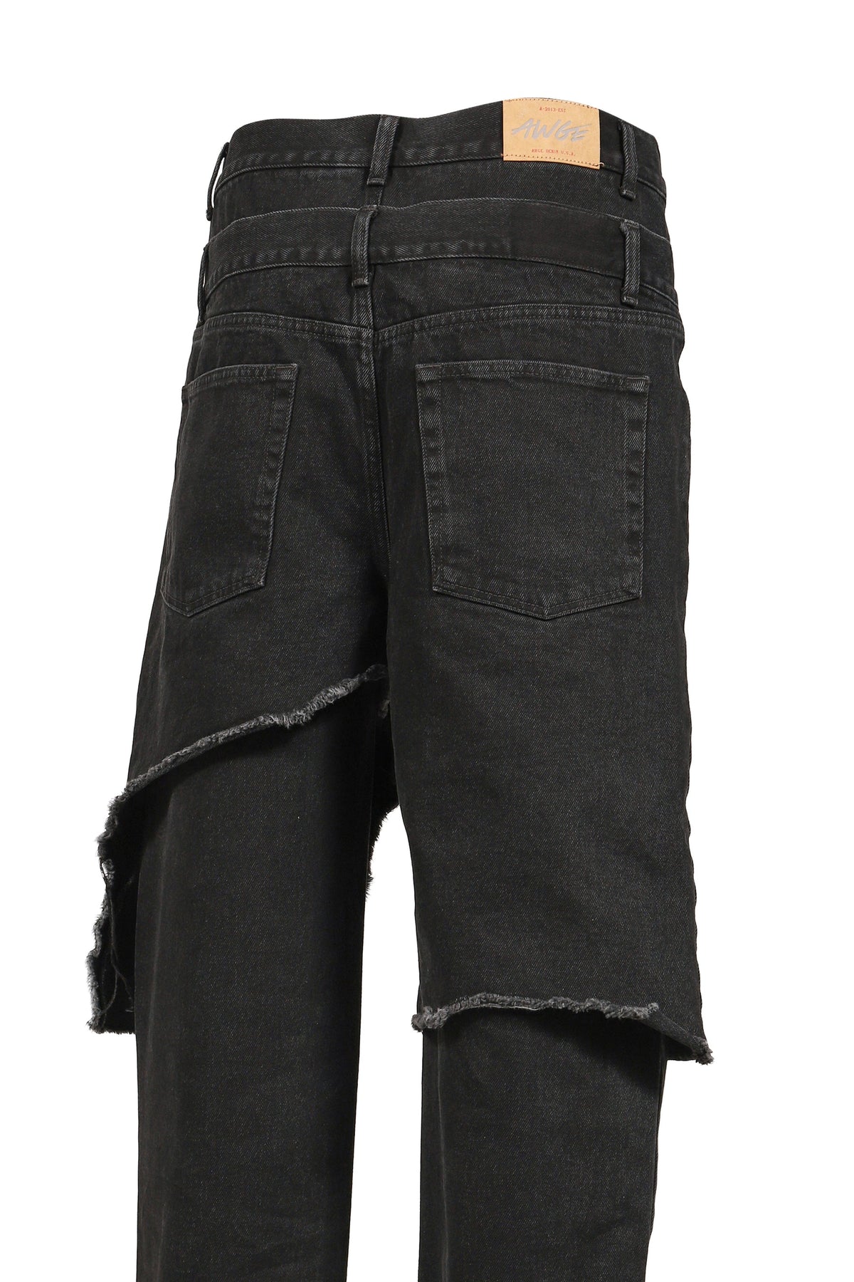AWGE オーグ 【本物保証】 ジーンズ、ストリートスタイル、メンズ  DOUBLE LAYER DENIM / WASHED BLU