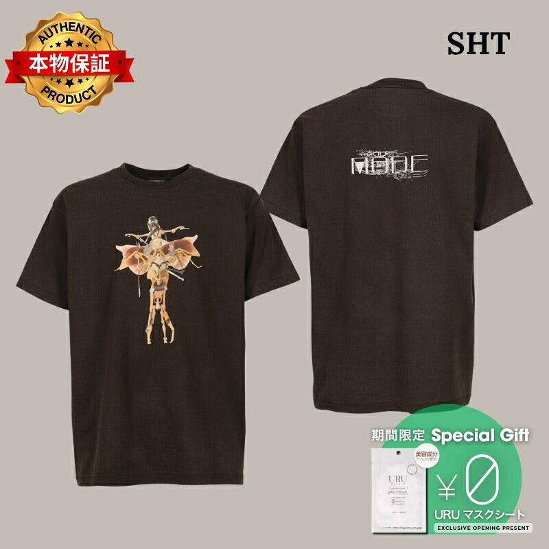 SHT 【本物保証】Tシャツ、ストリートスタイル、メンズ WORLD OF THE SANDSTORM TEE / BLK
