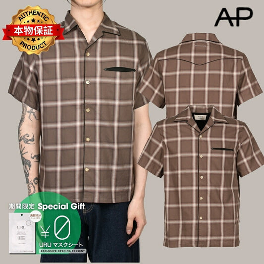 Austin Post オースティン ポスト 【本物保証】 シャツ ストリート系 メンズ SUNDOWN PLAID SHIRT / BRW PLAID