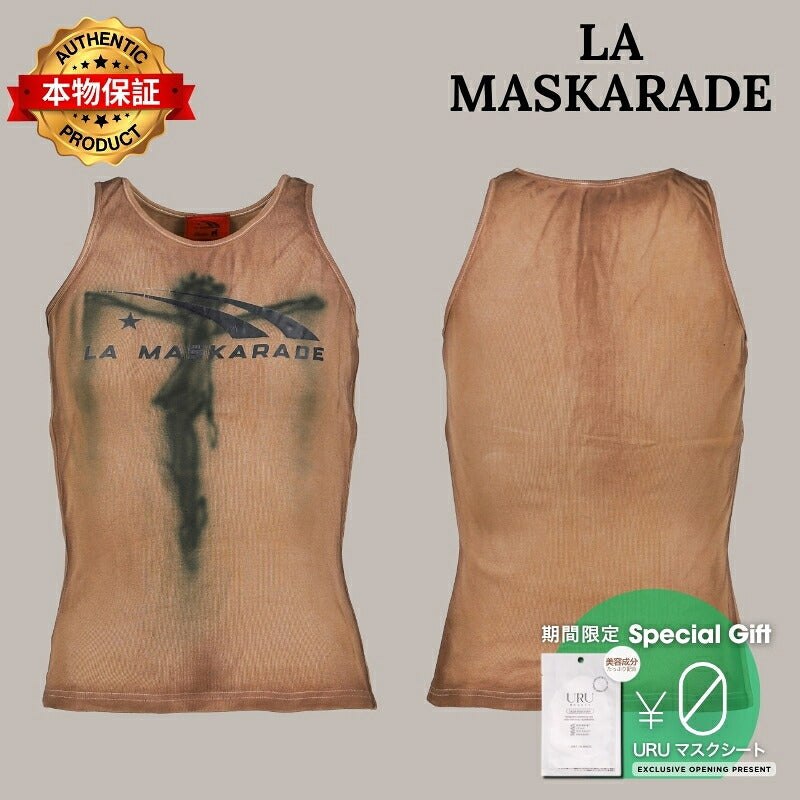 LA MASKARADE ラ・マスカレード 【本物保証】 Tシャツ ストリート系 メンズ DIRTY TANK TOPS / BRW