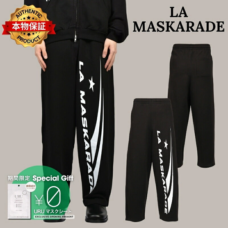 LA MASKARADE ラ・マスカレード 【本物保証】 スウェットパンツ ストリート系 メンズ ULTRA HEAVY MSKRD SWEATPANTS / BLK