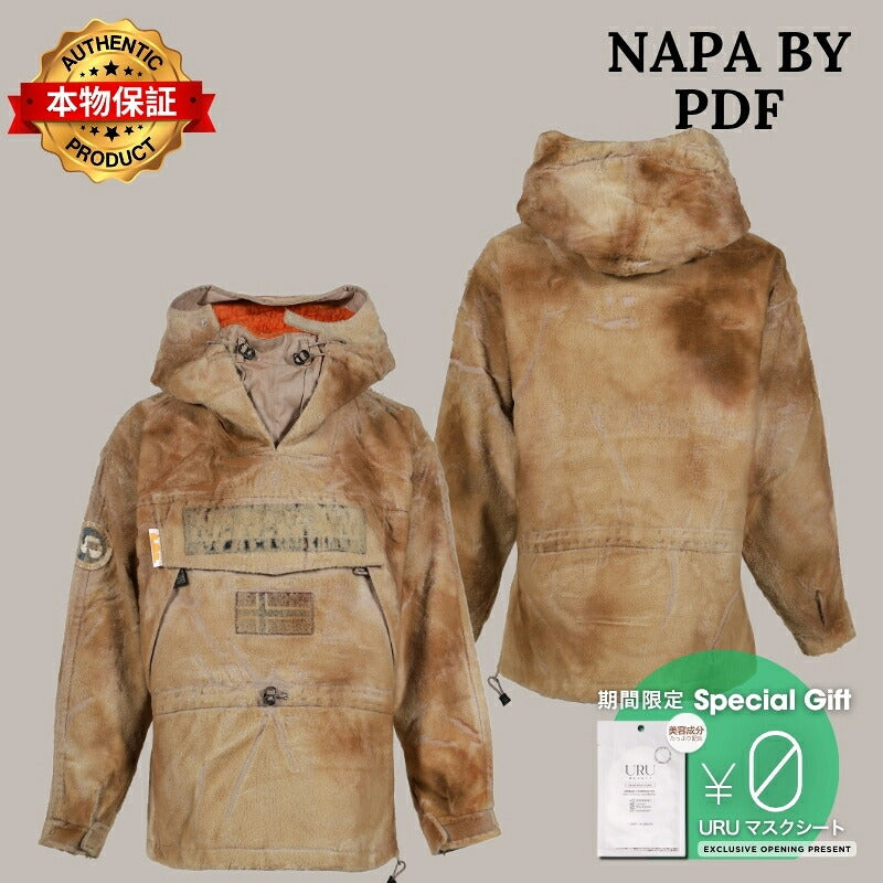 NAPA by PDF NAPA（PDF版） 【本物保証】 ジャケット ストリート系 メンズ SKIDOO FUR JACKET PDF / BEI