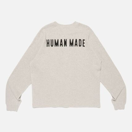 Human Made ヒューマンメイド【本物保証】 Henley Neck Shirt 半袖 メンズ レディース バックロゴTシャツ T-Shir ア ベイシング エイプ A BATHING APE 創業者 NIGO ニゴー ブランド girls don't cry ガールズドントクライ verdy ビッグハート