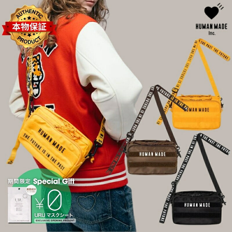 Human Made ヒューマンメイド【本物保証】 MILITARY POUCH SMALL 半袖 メンズ レディース バックロゴTシャツ T-Shir ア ベイシング エイプ A BATHING APE 創業者 NIGO ニゴー ブランド girls don't cry ガールズドントクライ verdy ビッグハート