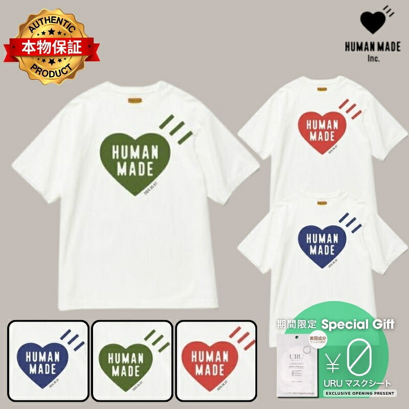 Human Made ヒューマンメイド【本物保証】GRAPHIC T-SHIRT 半袖 メンズ レディース バックロゴTシャツ T-Shir ア ベイシング エイプ A BATHING APE 創業者 NIGO ニゴー ブランド girls don't cry ガールズドントクライ verdy ビッグハート