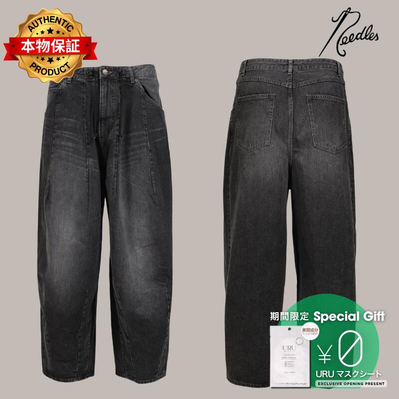 Needles ニードルス 【本物保証】 デニムパンツ ストリート系 メンズ H.D. JEAN - 12OZ DENIM / BLK