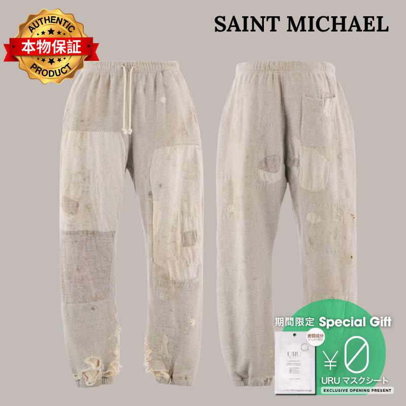 SAINT Mxxxxxx 【本物保証】 スウェットパンツ ストリート系 メンズ SWEAT PANTS/DOUBLE FACE / GRY