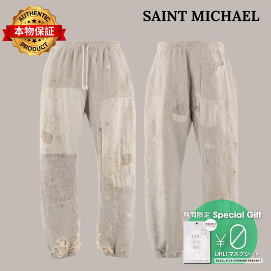SAINT Mxxxxxx 【本物保証】 スウェットパンツ ストリート系 メンズ SWEAT PANTS/DOUBLE FACE / GRY