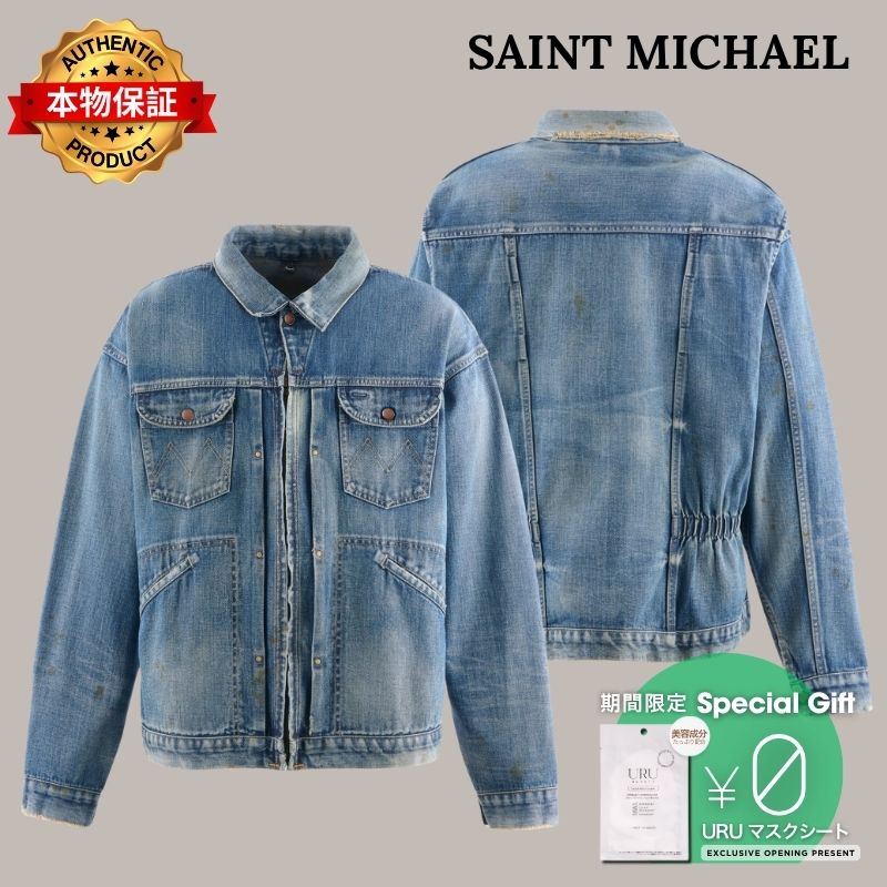 SAINT Mxxxxxx 【本物保証】 ジャケット ストリート系 メンズ DENIM JACKET/M / BLU