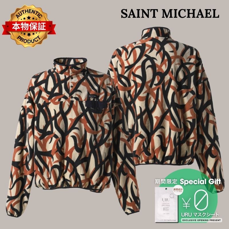 SAINT Mxxxxxx 【本物保証】 ジャケット・アウター ストリート系 メンズ FLEECE PLOVR / TRIVAL CAMO