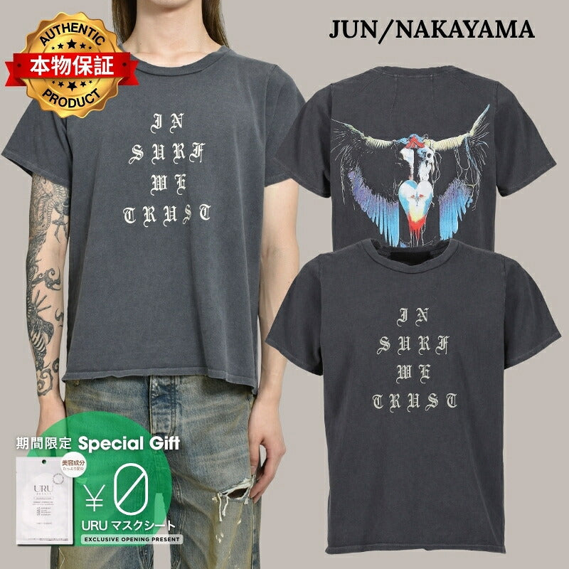 JUN/NAKAYAMA ジュン/中山 【本物保証】 Tシャツ ストリート系 メンズ I.S.W.T T-SHIRTS / BLK