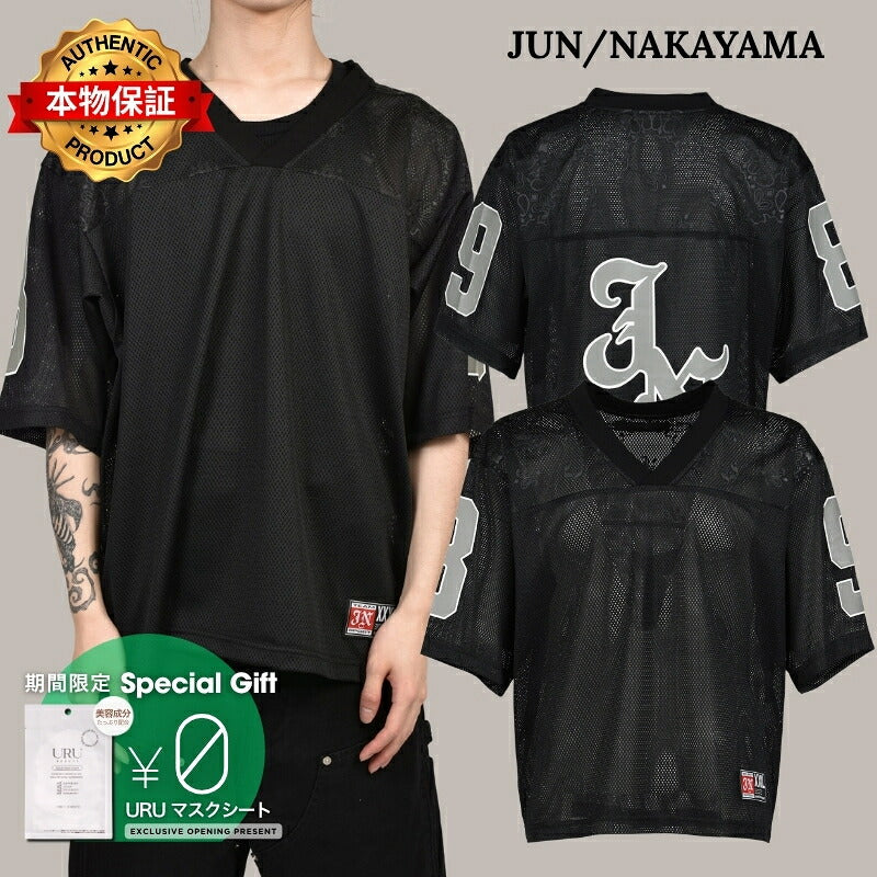 JUN/NAKAYAMA ジュン/中山 【本物保証】 シャツ ストリート系 メンズ JN MESH SHIRTS / BLK