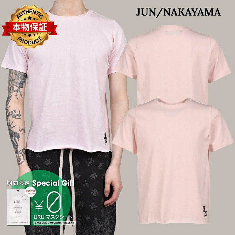 JUN/NAKAYAMA ジュン/中山 【本物保証】 Tシャツ ストリート系 メンズ JN SHORT SLEEVE TEE / PNK
