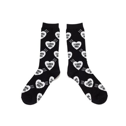HUMAN MADE ヒューマンメイド 【本物保証】ソックス ストリート系 メンズ HEART SOCKS ア ベイシング エイプ A BATHING APE 創業者 NIGO ニゴー ブランド girls don't cry ガールズドントクライ verdy ビッグハート