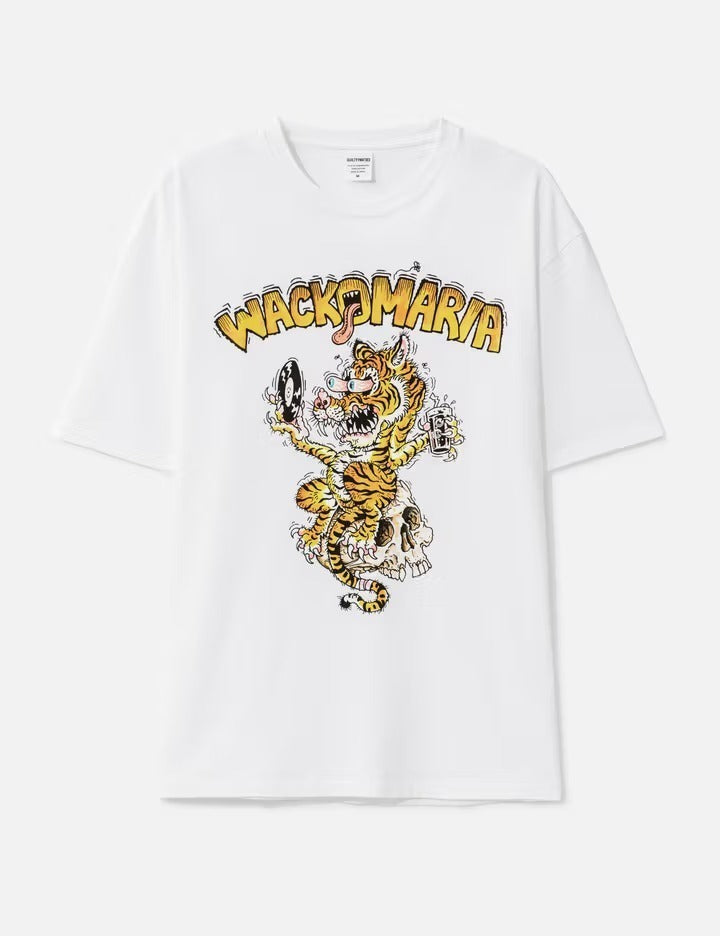 WACKO MARIA  ワコマリア 【本物保証】Tシャツ ストリート系 メンズ Tim Lehi / Washed Heavy Weight Crewneck T-Shirt