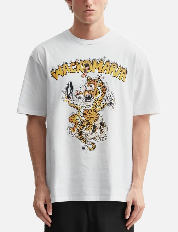 WACKO MARIA  ワコマリア 【本物保証】Tシャツ ストリート系 メンズ Tim Lehi / Washed Heavy Weight Crewneck T-Shirt