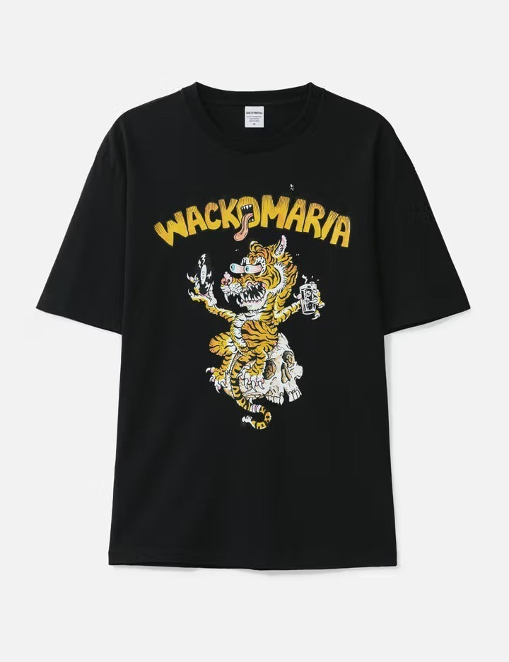 WACKO MARIA  ワコマリア 【本物保証】Tシャツ ストリート系 メンズ Tim Lehi / Washed Heavy Weight Crewneck T-Shirt
